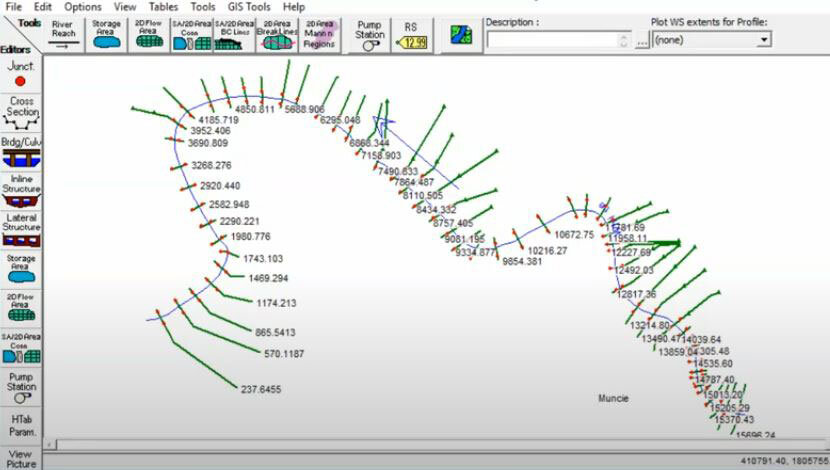 Detailed 1D river modelling for flood prediction and mitigation in residential developments