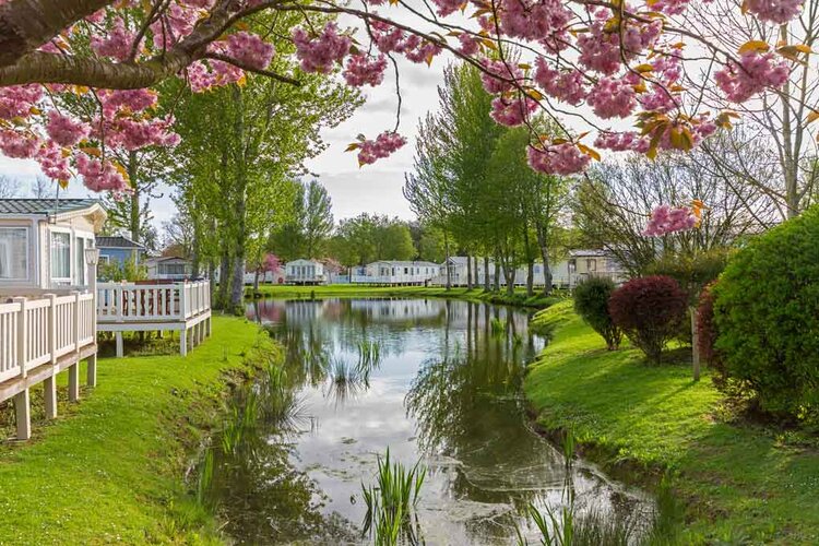 Aerial view of water systems