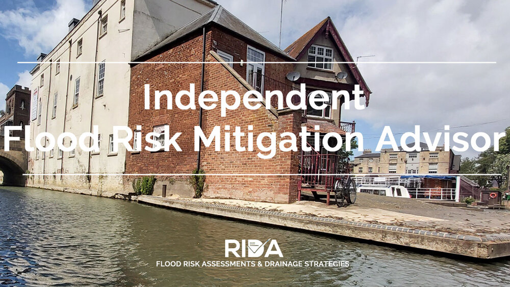 Independent flood risk mitigation advisor providing expert guidance for property developments