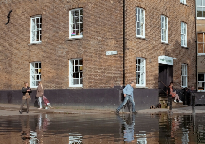Flood risk assessment for urban building development 1,000 square meters